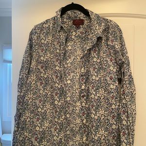 J. Crew liberty floral button down size 10